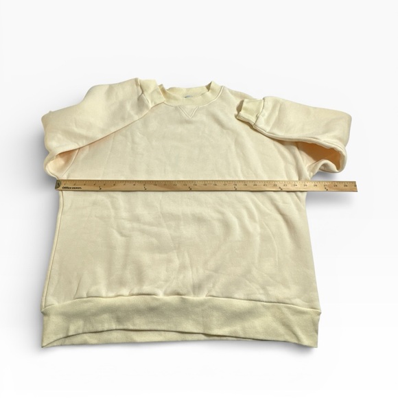 YLLW THE LABEL Let's Take A Trip Soon Crew Neck Sweatshirt Size Small Oversized - Picture 6 of 10